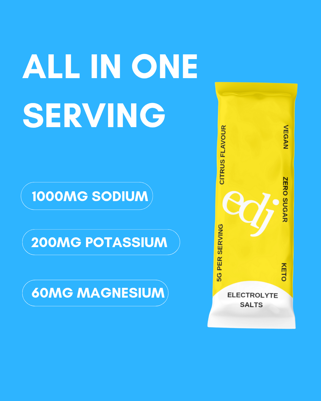 Electrolyte sticks - Lemon flavour