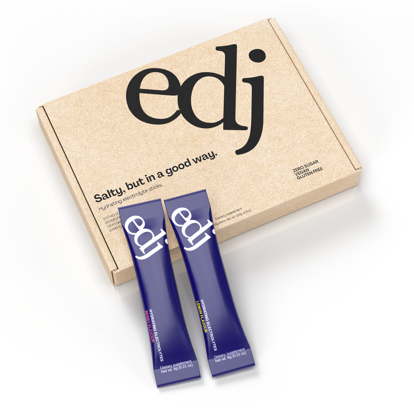 EDJ DAILY ELECTROLYTE SACHETS 1 MONTH SUPPLY